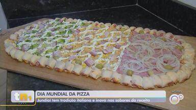 Dia Mundial da Pizza: Jundiaí tem tradição italiana e inova nos sabores da receita - O Dia Mundial da Pizza é celebrado nesta quarta-feira (10), e o TEM Notícias mostra como o município de Jundiaí (SP) mantém a tradição italiana e inova nos sabores desta receita.