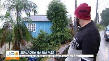 Sem água há um mês - Moradores de São José estão sem água há cerca de 30 dias