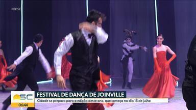Expectativa para o Festival de Dança de Joinville - Cidade se prepara para a edição deste ano, que começa no dia 15 de julho