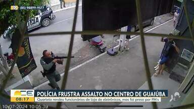 Polícia frusta assalto no centro de Guaiúba - Confira mais notícias em g1.globo.com/ce