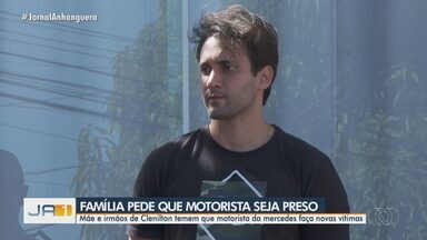 Família cobra prisão de motorista que atropelou e matou vigilante - Mãe e irmãos de Clenilton temem que motorista da mercedes faça novas vítimas.