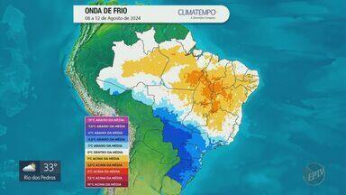 Campinas e região terão frente fria que vai derrubar as temperaturas; veja previsão - De acordo com o Climatempo, nesta quarta-feira (7), metrópole ainda deve atingir máximas de 30°C.