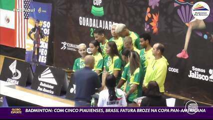 Badminton: com cinco piauienses na seleção, Brasil fatura o bronze na Copa Pan-Americana
