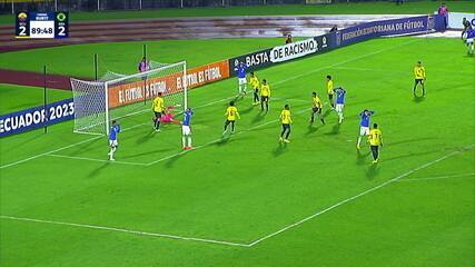 Equador 2 x 2 Brasil - Melhores momentos - 3ª rodada do Hexagonal Final do Sul-Americano Sub-17