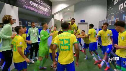 Do hino à capela na França ao título no Equador, Seleção Sub-17 exalta "brasilidade"