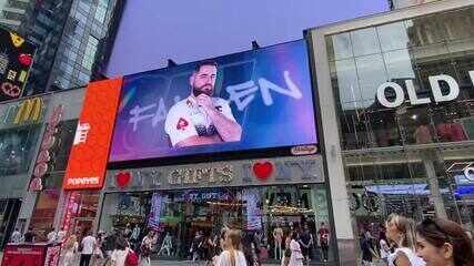 Fallen é anunciado pela FURIA com telão na Times Square, em Nova York