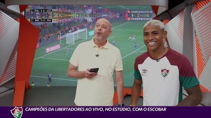 John Kennedy descreve o gol da vitória do Fluminense contra o Boca Juniors