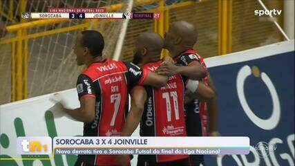 Sorocaba é eliminado pelo Joinville e está fora da final da Liga Nacional de Futsal