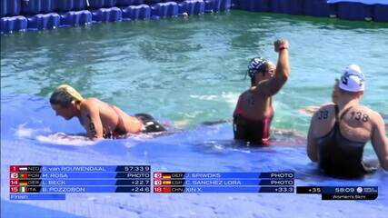 Ana Marcela Cunha conquista o bronze na maratona de 5km do Mundial de Esportes Aquáticos de Doha