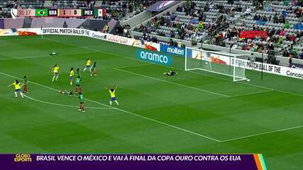 Brasil vence o México e vai à final da Copa Ouro contra os EUA