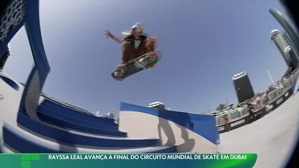 Rayssa Leal avança à final do Circuito Mundial de Skate em Dubai