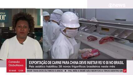 Exportação de carne à China deve agregar R$ 10 bilhões ao Brasil