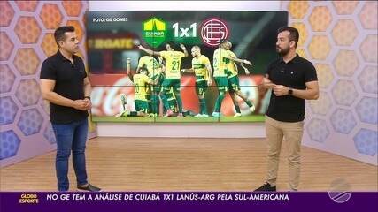 Cuiabá empata com o Lanús-ARG na estreia da Sul-Americana