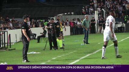 Operário e Grêmio não saíram do empate pela Copa do Brasil