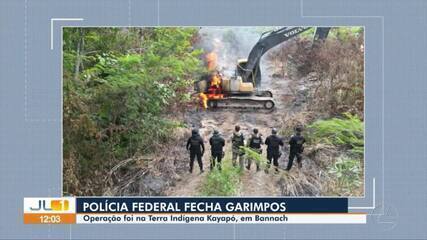 Polícia Federal fecha garimpos em Terra Indígena Kayapó, em Bannach