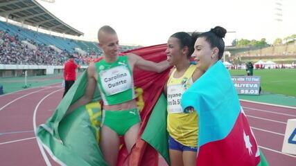 Veja o bronze de Rayane Soares nos 400m T13