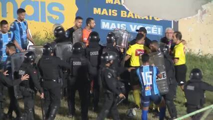 Veja confusão generalizada em Sousa 3 x 2 Maracanã pela Série D