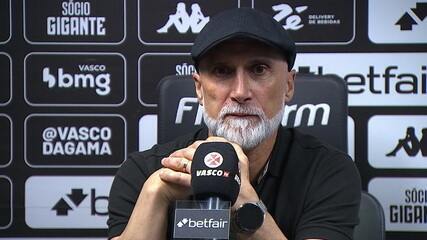 Veja a íntegra da coletiva de Álvaro Pacheco após o empate do Vasco com o Cruzeiro