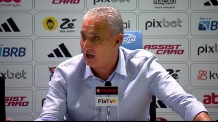 Veja a coletiva de imprensa do técnico Tite, do Flamengo, após vitória contra o Bahia