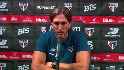 Veja a entrevista coletiva de Luis Zubeldía após Vasco 4 x 1 São Paulo