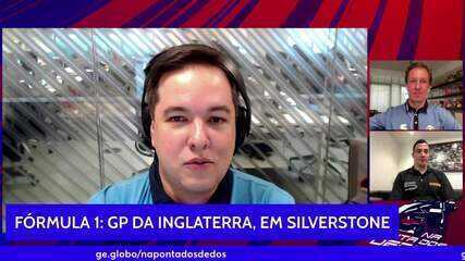 NA PONTA DOS DEDOS: Rafael Lopes, Luciano Burti e Nicolas Costa falam do GP da Inglaterra