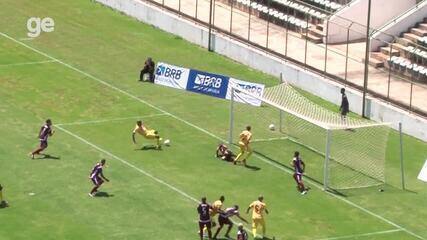 Os gols de Santa Maria 0 x 4 Brasiliense pelo Campeonato Brasiliense 2018