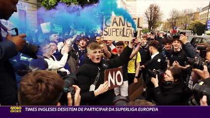 Após protestos de torcedores, times ingleses desistem de participar da Superliga Europeia