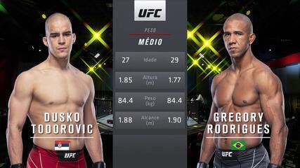 UFC Rozenstruik x Sakai - Dusko Todorovic x Gregory Rodrigues