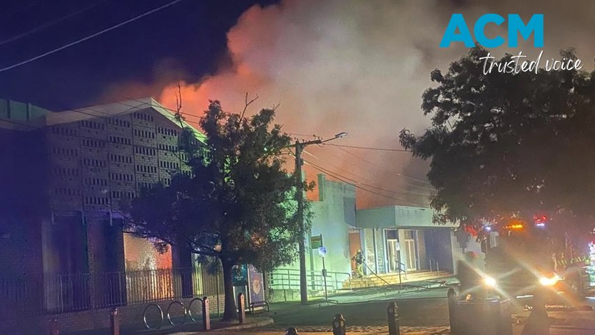 A massive blaze has torn through the Adass Israel synagogue at Ripponlea in Melbourne. Political leaders across Australia have condemned the attack on a synagogue built by Holocaust survivors as an "act of hate" and clear anti-Semitism, as police hunt for two suspected arsonists. Religious leader Rabbi Gabi Kaltmann said "two thugs" broke the synagogue's windows, threw fuel on the floor and set it alight as people were preparing to pray early Friday morning.