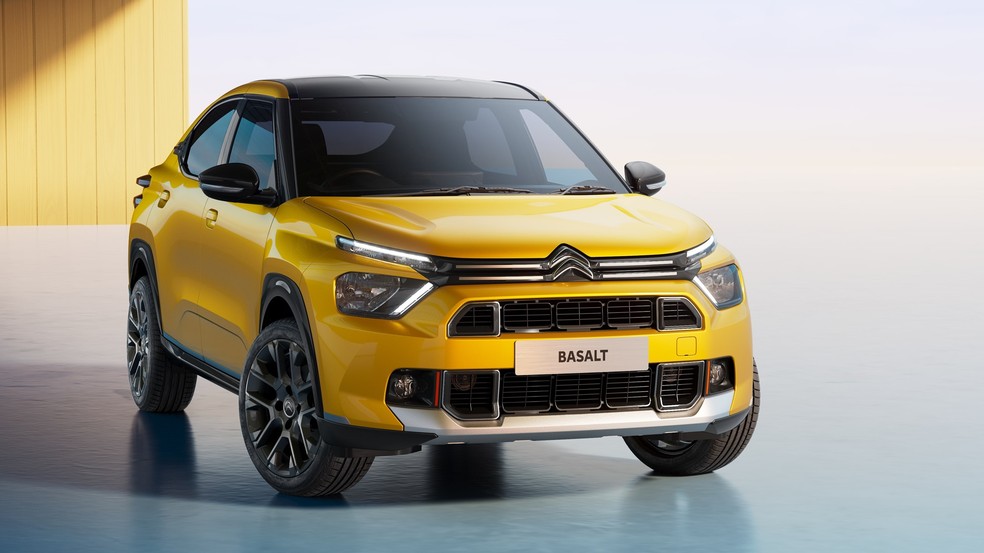 Citroën Basalt uma a mesma base de C3 e Aircross — Foto: Divulgação