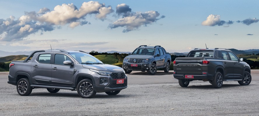 Comparativo: Chevrolet Montana LTZ x Fiat Strada Ultra x Renault Oroch Outsider