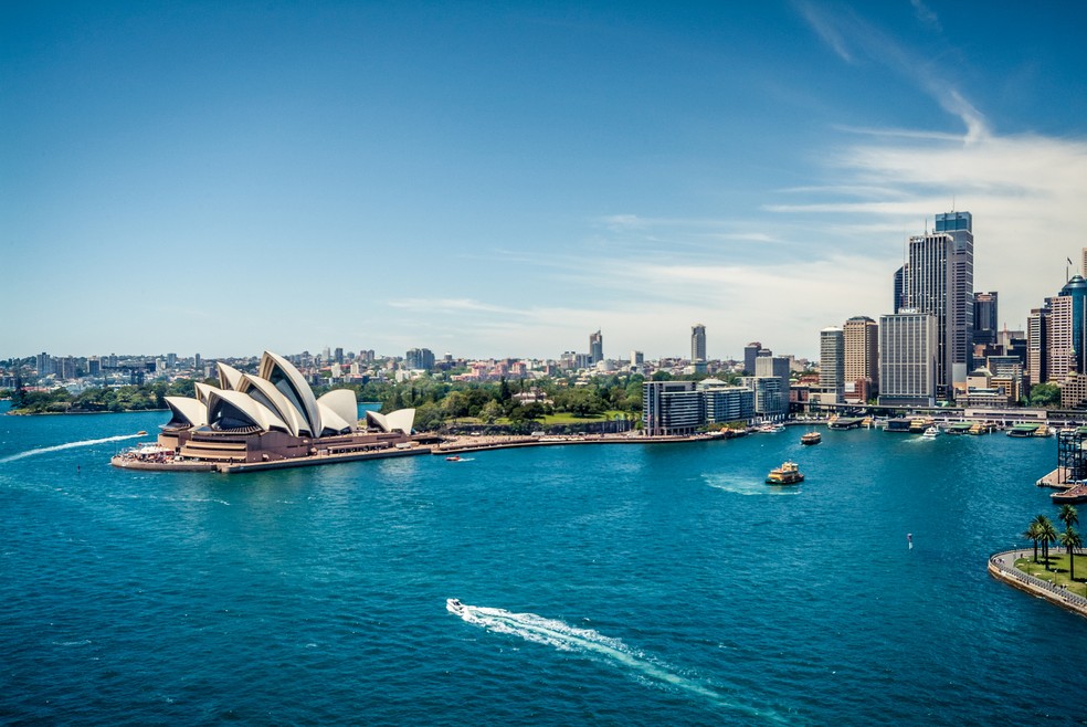 Sydney Opera House, na cidade de Sydney, Austrália — Foto: africanpix/Getty Images