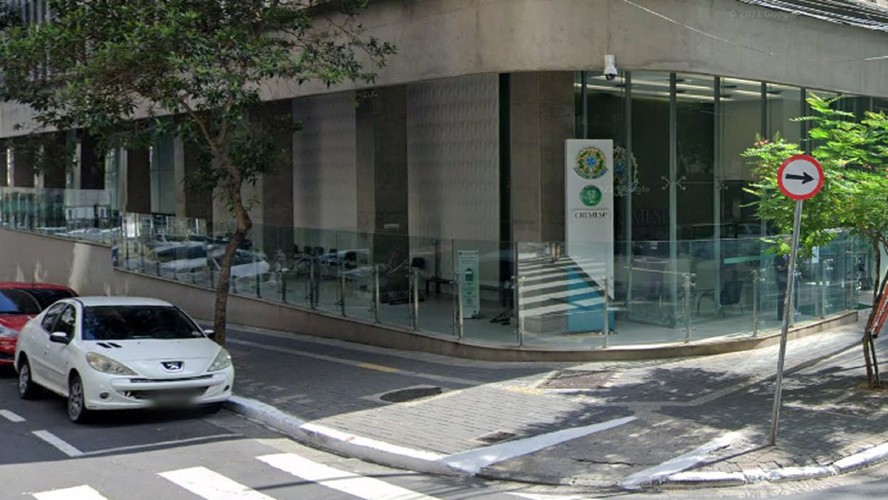 Fachada do Conselho Regional de Medicina de São Paulo.