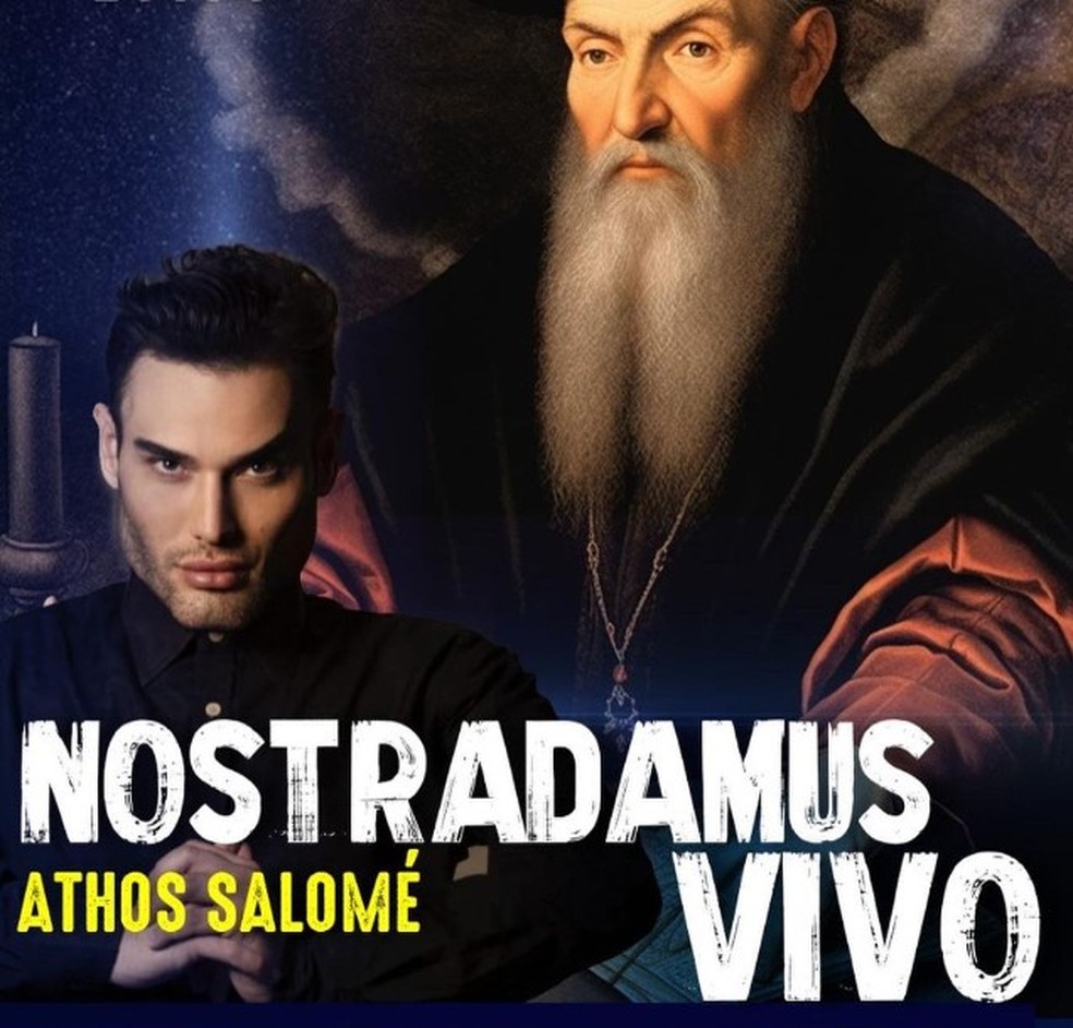 Athos Salomé é conhecido como Nostradamus Vivo — Foto: Reprodução/Instagram