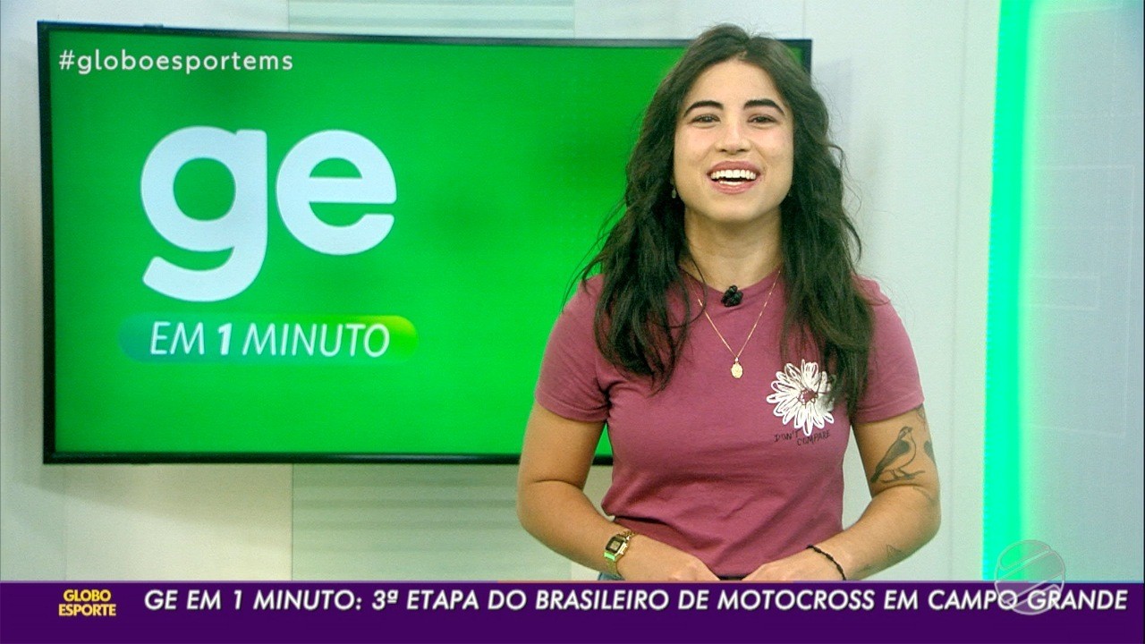 GE em 1 Minuto: 3ª etapa do Brasileiro de Motocross em Campo Grande