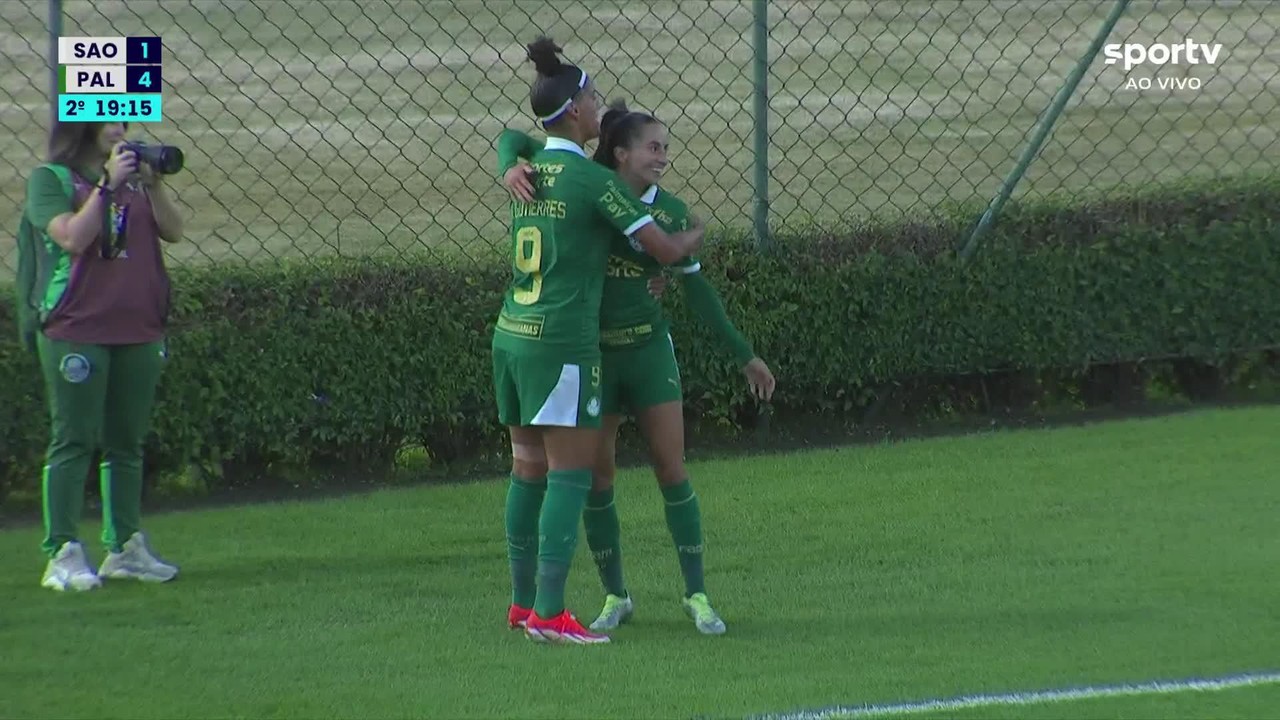 São Paulo 1 x 5 Palmeiras | Melhores Momentos | 13ª rodada | Brasileirão feminino 2024