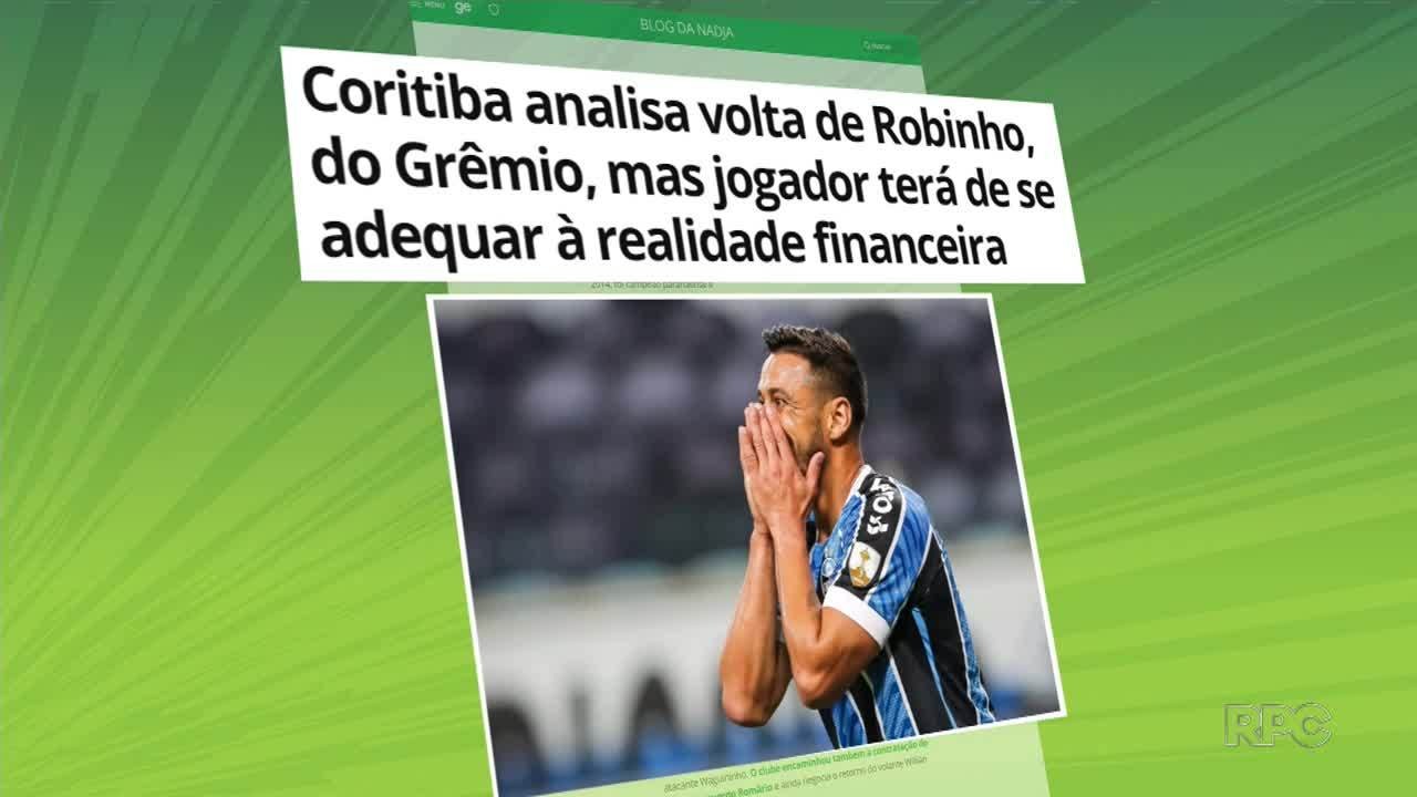 Robinho pode voltar ao Coritiba e lateral Romário já está no CT da Graciosa