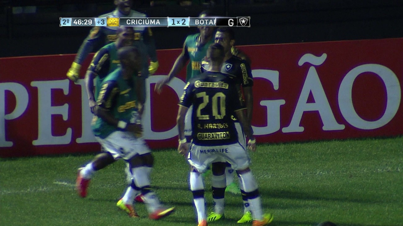 'Criciúma 1 x 2 Botafogo - Gols - 19ª rodada do Campeonato Brasileiro 2013'