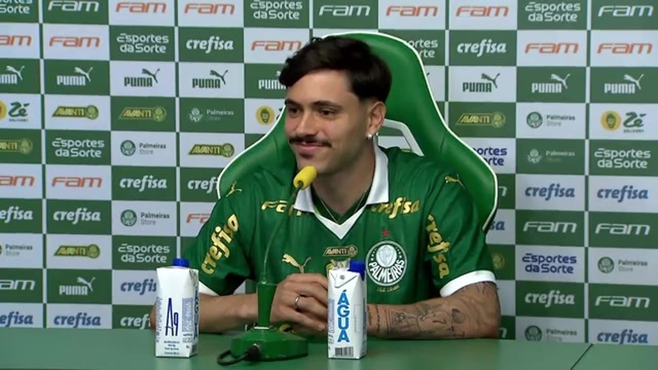 Veja a entrevista de apresentação do meia Mauricio no Palmeiras