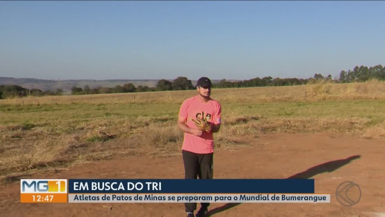 Atleta de Patos de Minas tenta o tri no Mundial de Bumerangue