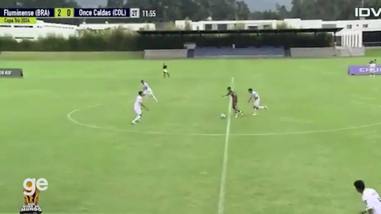 Joia do Fluminense faz gol do meio-campo em torneio no Equador; assista