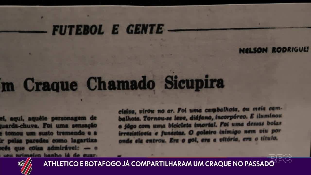 Athletico e Botafogo já compartilharam um craque no passado