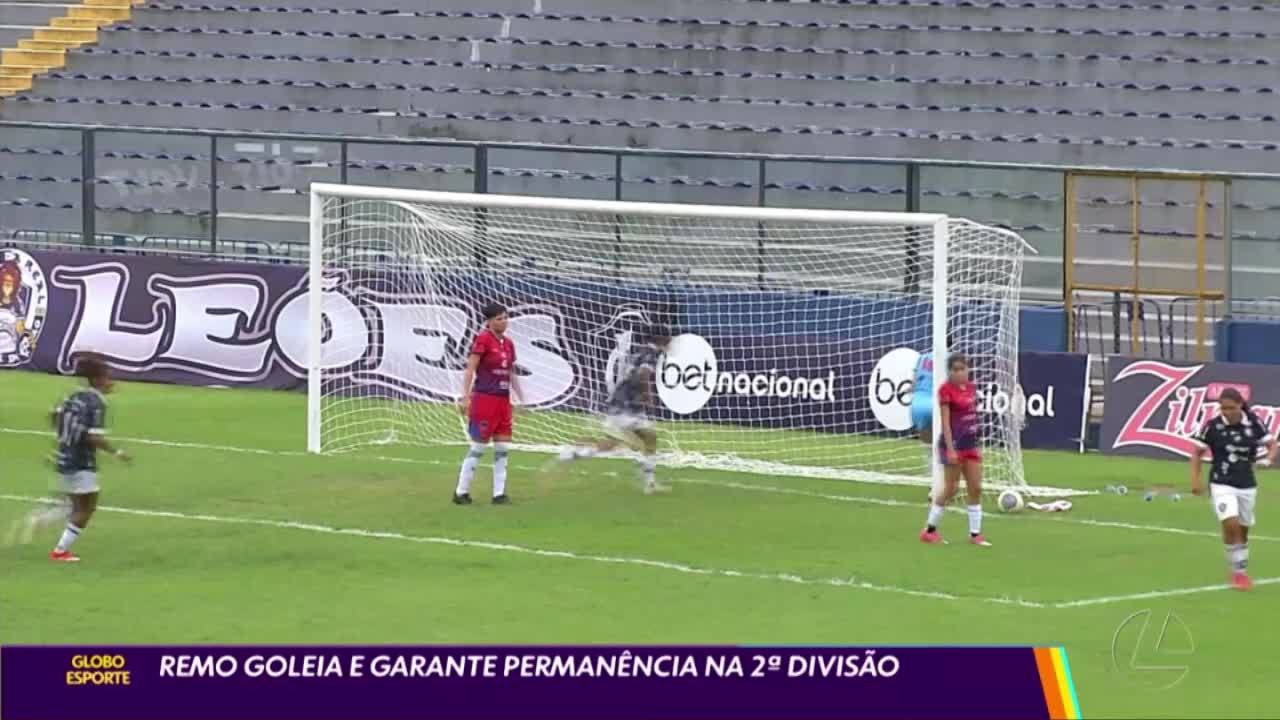 Remo goleia o Recanto e garante permanência na Série A2 do Brasileiro Feminino