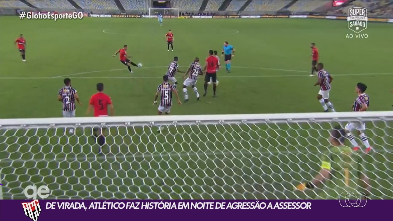 Atlético-GO vence o Fluminense por 2 a 1, de virada, no Maracanã
