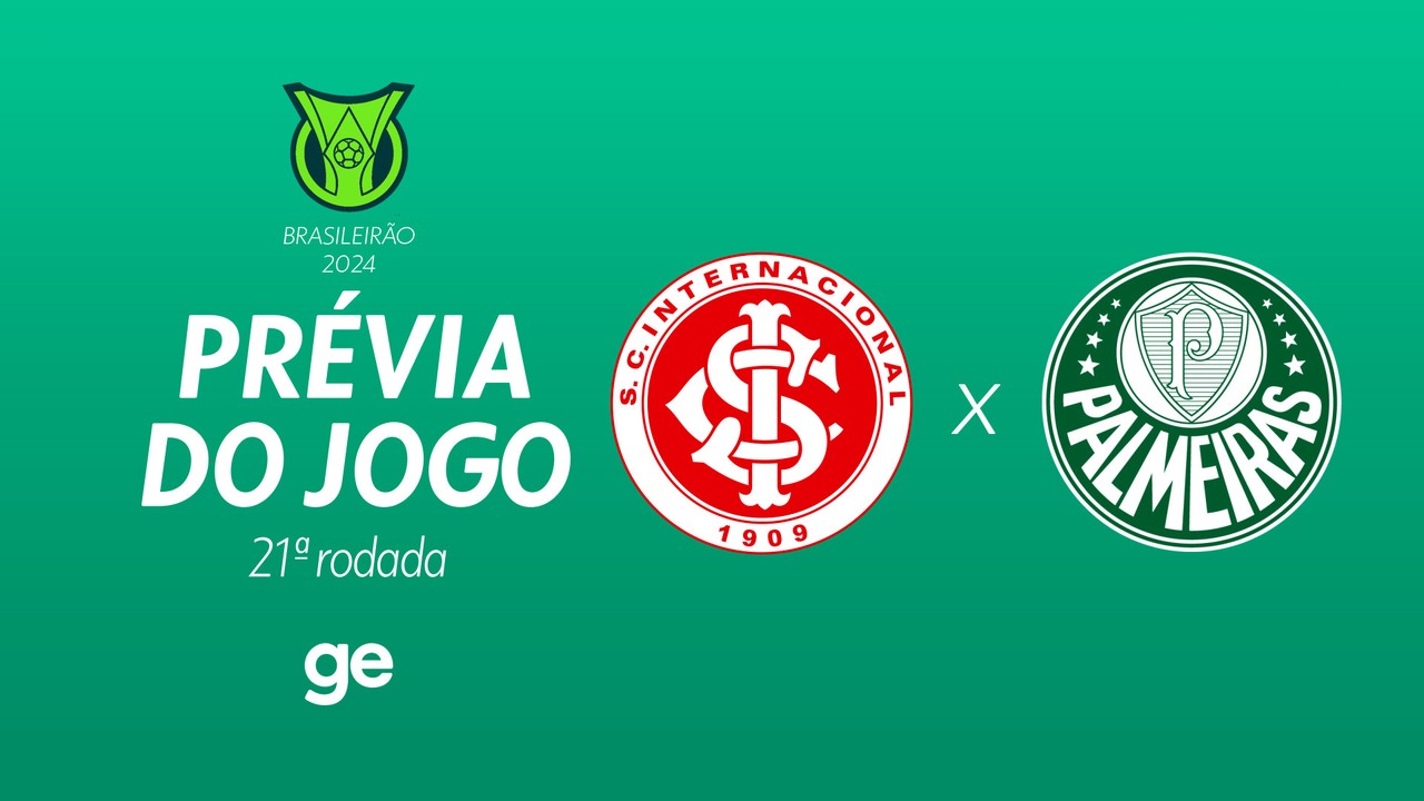 Internacional x Palmeiras: saiba tudo sobre o jogo da 21ª rodada do Brasileirão Série A