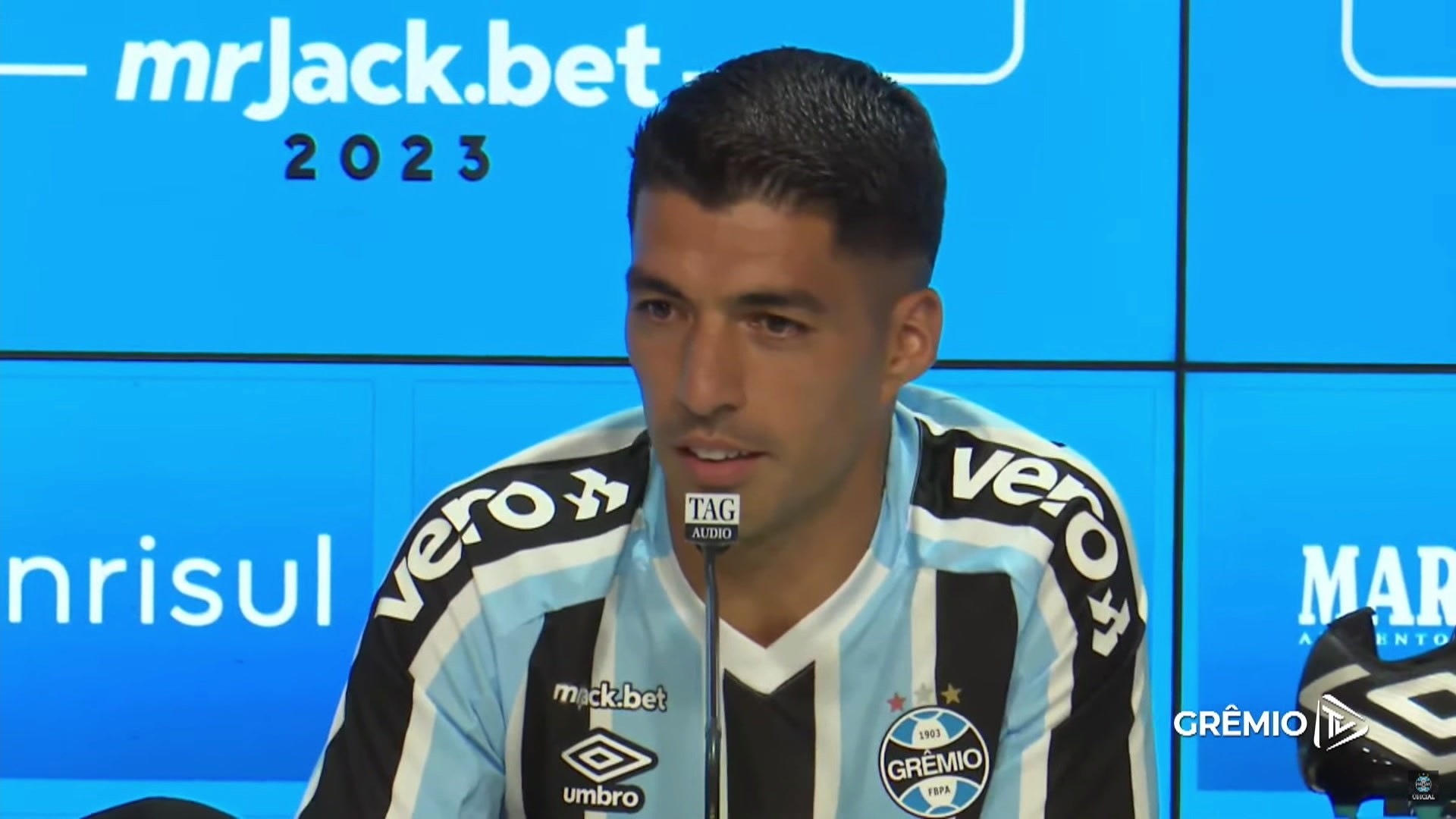 Veja os principais trechos da primeira entrevista de Suárez no Grêmio