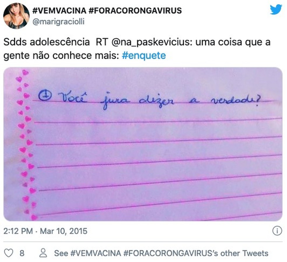 10 coisas que você fazia nos anos 2000, mas não se lembra (Foto: Reprodução/Twitter) — Foto: Glamour