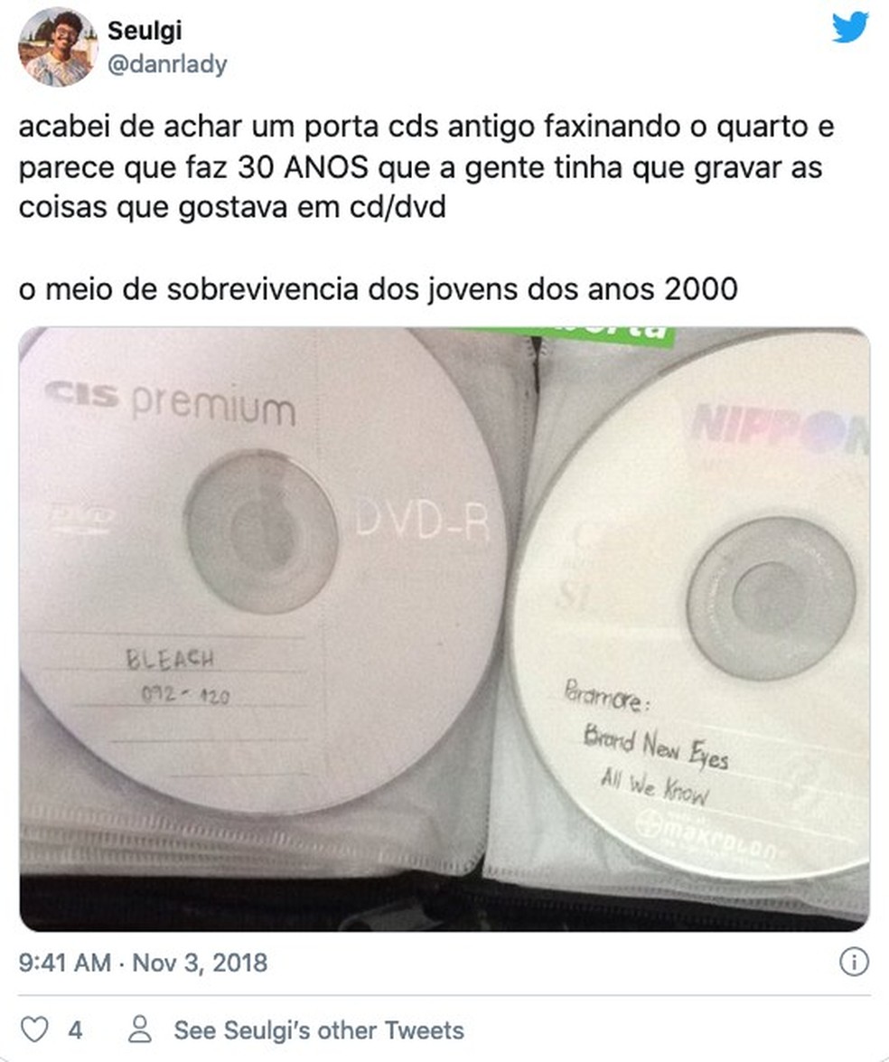 10 coisas que você fazia nos anos 2000, mas não se lembra (Foto: Reprodução/Twitter) — Foto: Glamour