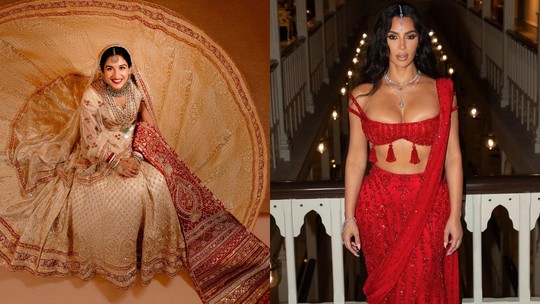 Noiva com esmeraldas, looks "polêmicos" das Kardashians e mais detalhes