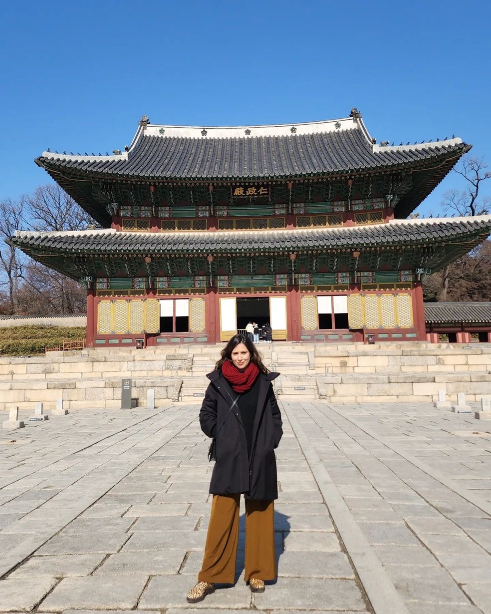 Mel Lisboa abre álbum de viagem na Coréia do Sul — Foto: Reprodução / Instagrasm